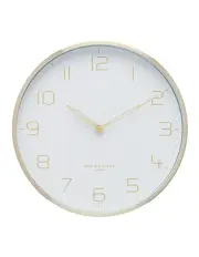 [One Six Eight London] Lily Wall Clock 30cm in White