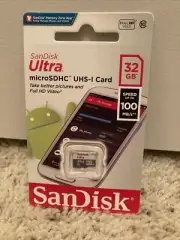 SanDisk Ultra Micro SDHC UHS-I Card 32 GB Speed Up To 100 Mb/s Memory Card