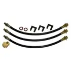 60-62 Mopar C-Body Fury Savoy Front and Rear Drum Brake Rubber Flex Hose Set