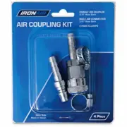 Ironair NITTO STYLE AIR COUPLER KIT SA4417S2 3/8" 4-Pieces Nickel Plated