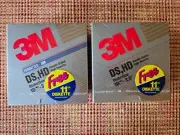 3M 3.5" 2-Packs 22 Diskettes HD Floppy Disks PC Formatted NEW, Sealed