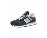 New Balance Men's 574 Suede Trainers - Black