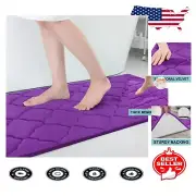 Ultra-Soft 40x32 Memory Foam Bath Rug - Non-Slip, Machine Washable Elegance