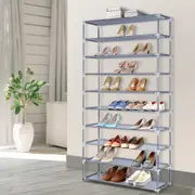 10 Tier Stackable Shoe Rack