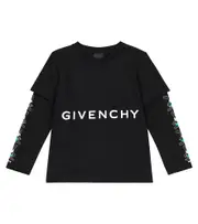 [Givenchy Kids] Givenchy Kids Logo cotton T-shirt Y 12 black