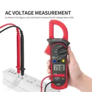 Portable Handheld Digital Clamp Meter Multimeter AC DC Volt Amp Ohm Cap Tester