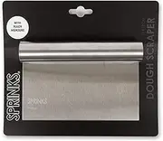 Sprinks Stainless Steel Dough Scraper - Cake Scraper | Pastry Cutter | Dough Cutter Scraper | Stainless Steel Pastry Scraper | Durable Kitchen Tool for Baking | Multipurpose Dough and Food Handling