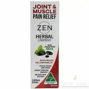 Zen Herbal Liniment 100ml Spray Natural Joint & Muscl Gel Dropper Spray