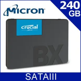 美光Micron Crucial BX500 240G 240GB 480G 500GB 1TB 1T 固態硬碟