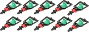 10Pcs Drip Irrigation Spray Heads Refraction Nozzle, Atomization Water Mist with 360° Rotation for Fruit Trees, Shrubs, Flowers, Garden and More, Easy to Install and Use,