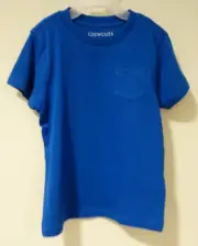 NWT Crewcuts Dockside Blue Pocket Tee Shirt Boy's Size 3