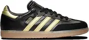 [adidas] Samba Messi - Boys' Grade School (JH5641, Core Black/Gold Metallic/Gum)