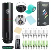 Complete Wireless Tattoo Machine Set RotaryPen Powerful Beginner Tattoo Full Kit