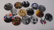 Pre Cut One Inch Bottle Cap Images Civil War North South USA Free Shipping