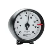 Autometer Auto Gauge 3-3/4in Tachometer 8000rpm White/Black AU2303