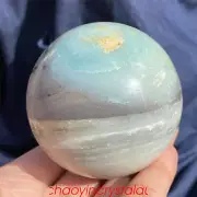 0.92LB Natural amazonite ball quartz crystal sphere 67mm reiki healing XQ882