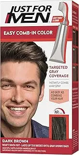 Just For Men AutoStop Men's Hair Color, Dark Brown