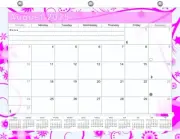 2025-2026 Academic Year 12 Months Student Calendar Planner 3-Ring Binder 016b