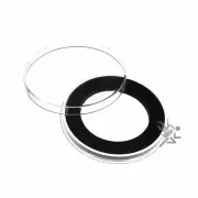 Air-Tite Brand Y45mm Black Ring Coin Capsule Holders Qty: 5