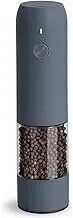 TLYSXPRO Electric Salt and Pepper Grinder, USB Rechargeable, Automatic Salt and Pepper Shaker, Adjustable Coarseness, Electric Pepper Mill, LED Light, Refillable, Kitchen Gadget (1-Pack, Blue-Grey)