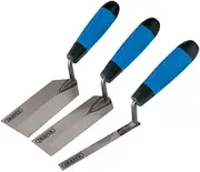 Draper Soft Grip Edging Trowel 3 Piece Set