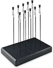 10 Pcs Alligator Clip Sticks with Model Painting Stand Base Holder Miniature Model Holder Alligator Clip Sticks Set for Airbrush Hobby Model Parts Models Assemble