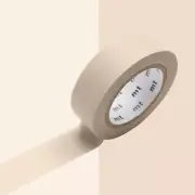 Masking Tape MT 1,5 CM Plain Pastel Brown