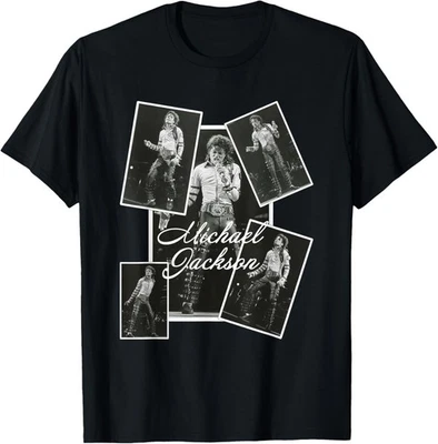 The King of Pop Michael Jackson MJ-011 Black Cotton 100% T-Shirt