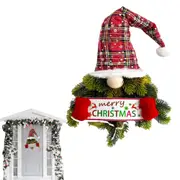 Faceless Old Man Elf Hanging Pendant for Door Christmas Wreath Holiday Party Decorations