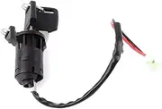 Ignition Key Switches Universal Ignition Key Switch Universal 2 Wires Ignition Keys Start Switch Lock for ATV Go Kart Karting Scooter Motorcycle Ignition Barrel Key Switch