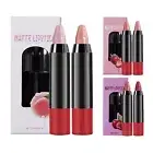 2Pcs Lip Liner Set Matte Lip Pencil Long-Lasting Lip Stain Lip Pencil Smooth