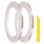 Stained Glass Kit, Hand Foiler for Stained Glass 2/9" x 82Ft, Yellow Tools
