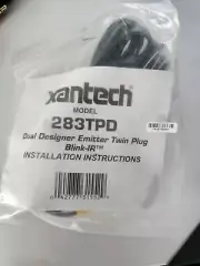 NEW Xantech Dual Designer Emitter Twin Plug Blink-IR Model: 283TPD