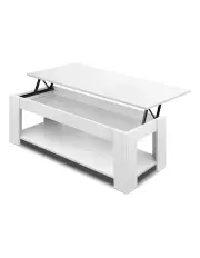 [Artiss] Lift-top Coffee Table in White