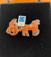 ATHENS OLYMPICS PIN MOVING CHARIOT HORSES IN BOX LIMITED TO 2004 NEW