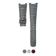 Croco Leather Watch Strap Fits Patek Philippe 7010R Ladies Nautilus 32mm