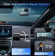 VICDREAM 4K 5G Wifi, App Control, Gps, M8 Dual Channel Dash Camera Sealed