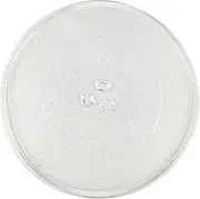 [HQRP] 10" / 25.5cm Glass Turntable Tray Compatible with Maytag, Magic Chef, Samsung, GE General Electric, Panasonic, JcPenney Oster Rival Ewave Emerson Daewoo Galanz Microwave Oven Plate 10-inch 255mm
