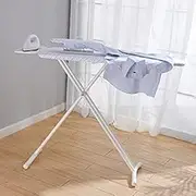 Travel Countertop Ironing Board, Table for Ironing Clothes Tabletop Ironing Board with Fixed Sleeve Tabletop Folding Legs Folding Ironing Board with Cotton Cover