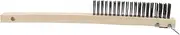 ibasenice Pizza Stone Cleaning Brush Wire Brush Scraper Stainless Steel for Oven