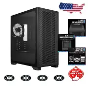 Elite 301 Lite Micro-ATX High Airflow PC Case with Tempered Glass & USB Type-C