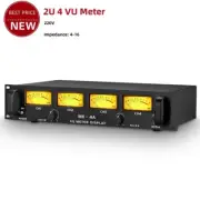 MK-4A 2U 4 VU Meter Display Audio VU Meter Level Meter f/ Audio Amplifier 220V
