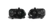 Polaris Scrambler 850 1000, RZR 800 900 Black LED Headlights