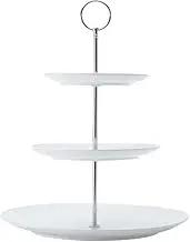 Maxwell & Williams White Basics Diamonds 3-Tier Cake Stand Gift Boxed