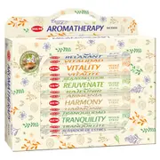 Aromatherapy 6 Fragrances HEM Incense Gift Set