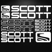 FITS Scott Vinyl Stickers Sheet Bike Frame Cycle Cycling Bicycle Mtb Road 11