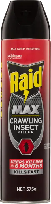 Raid Max Crawling Insect Killer Spray 375 g