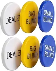 ERINGOGO 2 Sets Big and Small Blind Banker Code Tokens Trading Bee Playing Cards Bingo Game Decks of Cards Deck of Cards Peaky Roulette Big Blind Chips Hold Em Dealer and