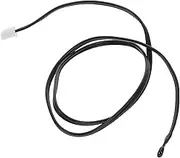 TEHAUX 10pcs Air Conditioning Sensor Probe Repair Thermistor Maintenance Control Temp Environmental Air Conditioner Sensor Replacement Thermostat Sensor for Ac Pipe System Black Plastic