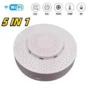 Tuya WIFI/Zigbee Smart Air Quality Monitor Box VOC HCHO PM2.5/10 Gas Detector AU